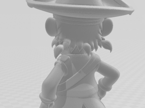 Bonecos 3d スタイル マンガ アニメ ピラタ カリカート 3Dプリントモデル