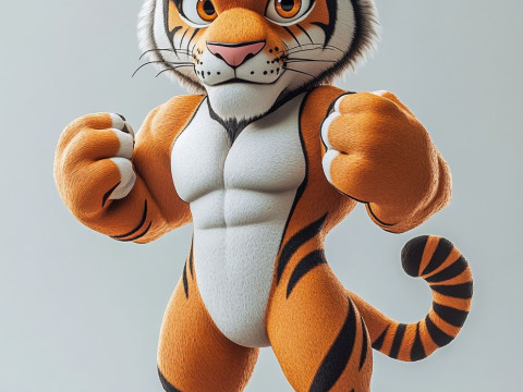 Bonecos estilo 3d mangá anime chita guerreiro caricato Modelo de Impressão 3D