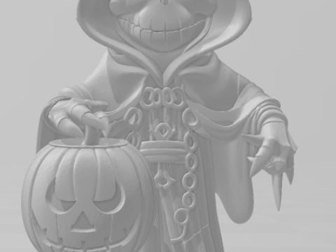 Bonecos 3d стиль манга аніме хеллоуїн cavera caricato 3D Принт Модель