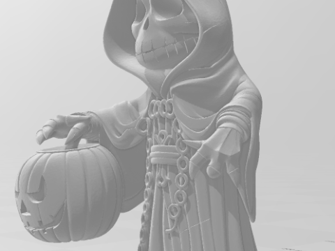 Bonecos 3d стиль манга аніме хеллоуїн cavera caricato 3D Принт Модель