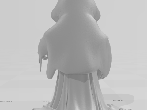 Bonecos 3d стиль манга аніме хеллоуїн cavera caricato 3D Принт Модель