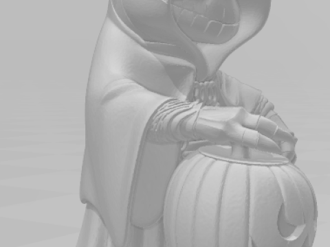 Bonecos 3d стиль манга аніме хеллоуїн cavera caricato 3D Принт Модель