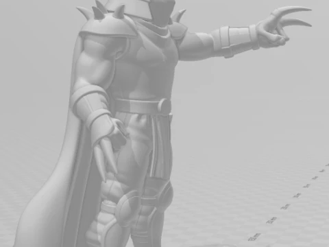 Bonecos 3d style manga anime destruidor turtle mutante ninja caricato 3D Print Model