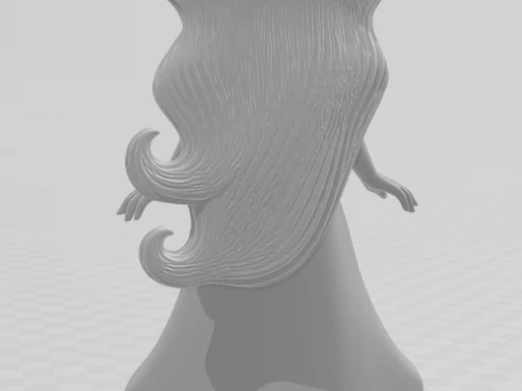 Bonecos 3d style manga anime princess jasmine aladin caricato 3D Print Model