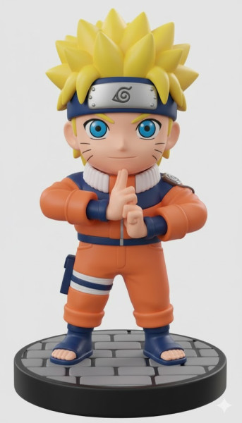 Bonecos 3d style manga anime naruto caricato 3D Print Model .c4d .max .obj .3ds .fbx .stl .blend 