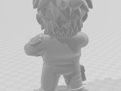 Bonecos 3d style manga anime naruto caricato 3D Print Model