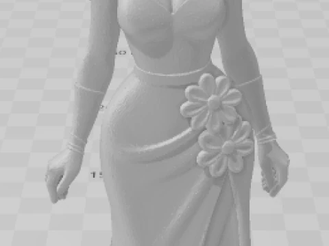 Bonecos 3d style manga anime women lolli caricato 3D Print Model