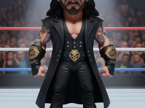 Bonecos estilo 3d mangá anime funerário wwe caricato Modelo de Impressão 3D