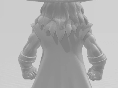 Bonecos 3d style manga anime undertaker wwe caricato 3D Print Model