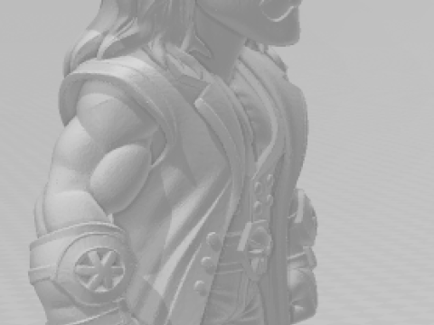 Bonecos estilo 3d mangá anime funerário wwe caricato Modelo de Impressão 3D