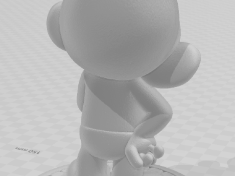 Bonecos 3D-Stil Manga Anime Schlumpf Caricato 3D Druckmodell