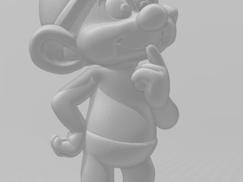 Bonecos 3D-Stil Manga Anime Schlumpf Caricato 3D Druckmodell