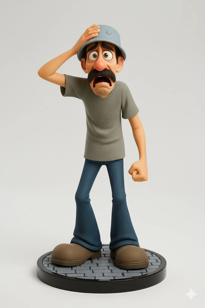 Bonecos 3d style manga anime seu madruga chaves del 8 caricato 3D Print Model .c4d .max .obj .3ds .fbx .stl .blend 