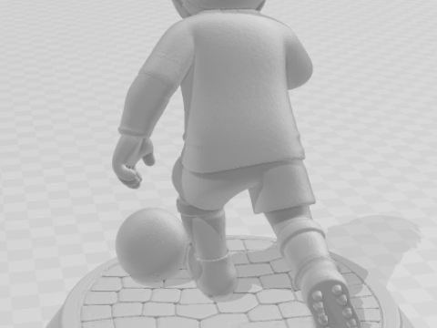 Bonecos 3d 스타일 만화 애니메이션 레오 메시 카리카토 3D 프린트 모델