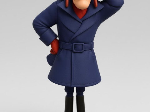 Bonecos estilo 3d mangá anime d vigarista caricato Modelo de Impressão 3D