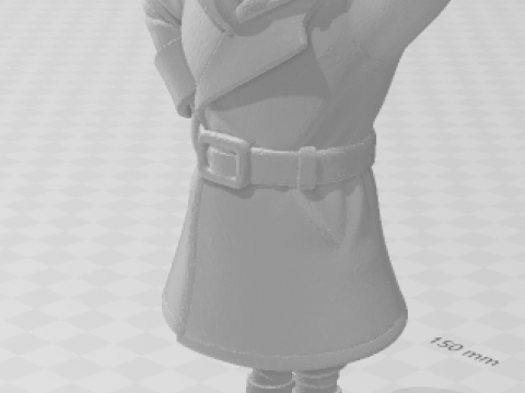 Manga anime gaya 3d Bonecos d vigarista caricato Model Cetak 3D