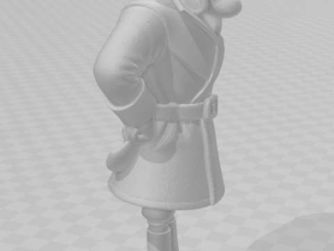 Manga anime gaya 3d Bonecos d vigarista caricato Model Cetak 3D