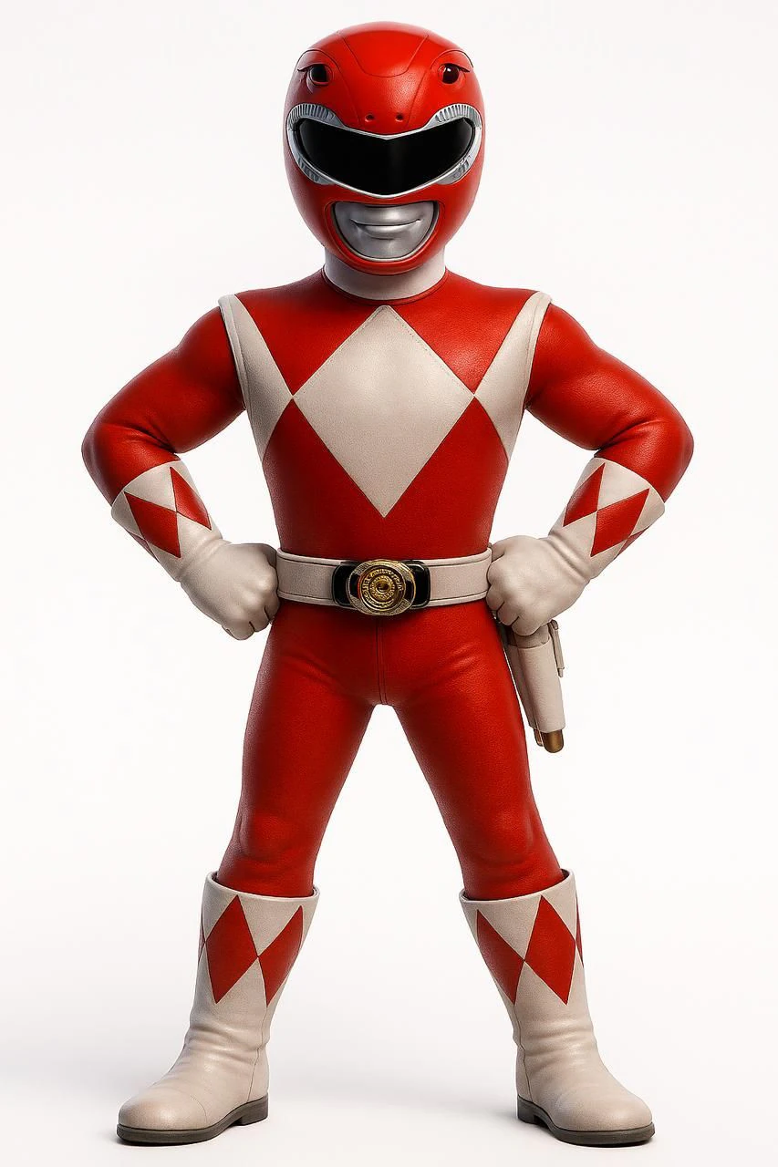 Bonecos 3d style manga anime power rangers caricato 3D Print Model .c4d .max .obj .3ds .fbx .stl .blend 