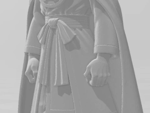 Bonecos 3d style manga anime kami sama dragon ball caricato 3D Print Model
