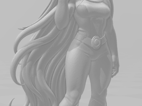 Bonecos 3D-stijl manga anime vrouwen lolli caricato 3D printmodel