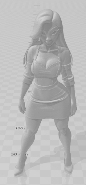 Bonecos 3D-stijl manga anime vrouwen lolli caricato 3D printmodel .c4d .max .obj .3ds .fbx .stl .blend