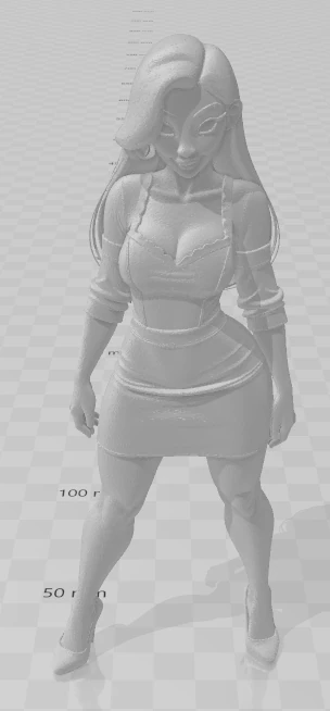 Bonecos 3d style manga anime women lolli caricato 3D Print Model .c4d .max .obj .3ds .fbx .stl .blend 