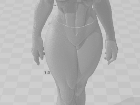 Bonecos estilo 3d manga anime mulheres lolli caricato Modelo de Impressão 3D