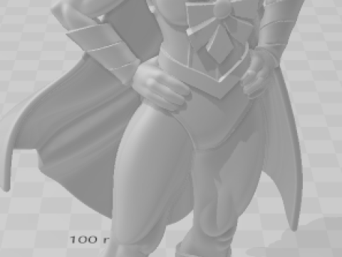 Bonecos estilo 3d manga anime mulheres lolli sheerah caricato Modelo de Impressão 3D