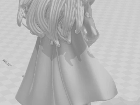 Bonecos 3d style manga anime women lolli sheerah caricato 3D Print Model