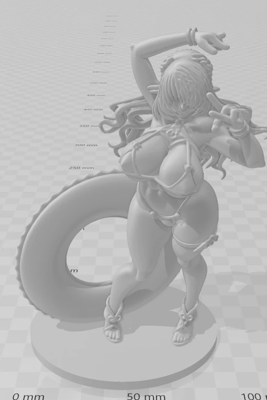 Bonecos 3d style manga anime women lolli caricato 3D Print Model .c4d .max .obj .3ds .fbx .stl .blend 