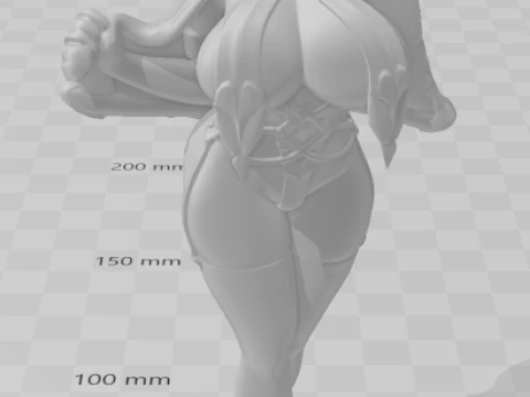 Bonecos 3d style manga anime women lolli caricato 3D Print Model