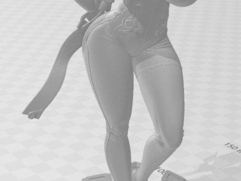 Bonecos 3d スタイル マンガ アニメ 女性 ロリ カリカート 3Dプリントモデル