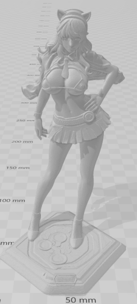 Bonecos 3d style manga anime women lolli caricato 3D Print Model .c4d .max .obj .3ds .fbx .stl .blend 