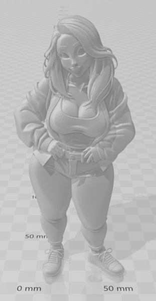 Bonecos 3D-stijl manga anime vrouwen lolli caricato 3D printmodel .c4d .max .obj .3ds .fbx .stl .blend