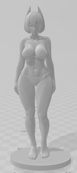 Bonecos estilo 3d manga anime mulheres lolli caricato Modelo de Impressão 3D .c4d .max .obj .3ds .fbx .stl .blend