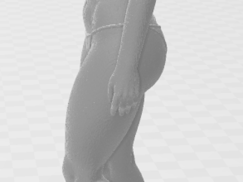 Bonecos estilo 3d manga anime mulheres lolli caricato Modelo de Impressão 3D