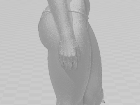 Bonecos estilo 3d manga anime mulheres lolli caricato Modelo de Impressão 3D