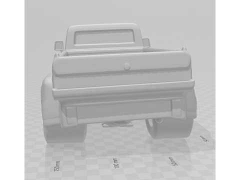 Bonecos 3d style manga anime car truck pickup caricato 3D Print Model