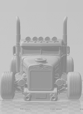 Bonecos 3D 스타일 만화 애니메이션 자동차 트럭 픽업 카리카토 3D 프린트 모델 .c4d .max .obj .3ds .fbx .stl .blend 