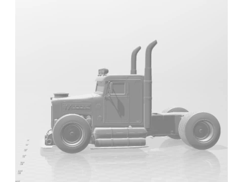 Bonecos 3d style manga anime car truck pickup caricato 3D Print Model