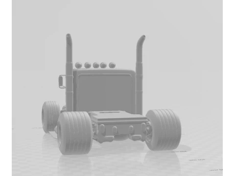 Bonecos 3d style manga anime car truck pickup caricato 3D Print Model