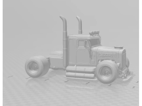 Bonecos 3d style manga anime car truck pickup caricato 3D Print Model