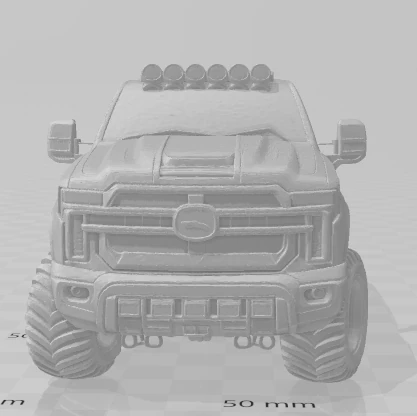 Bonecos 3d style manga anime car truck pickup caricato 3D Print Model .c4d .max .obj .3ds .fbx .stl .blend 