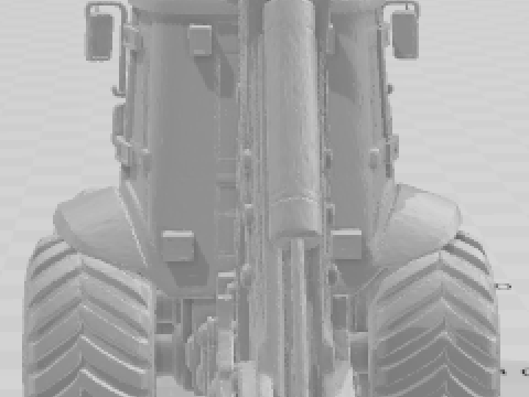 Bonecos estilo 3d manga anime coche camión camioneta tractor trator retro escavadeira caricato Modelo de impresión 3D