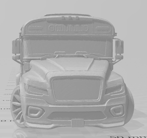 Bonecos 3d style manga anime car truck schoolbus caricato 3D Print Model .c4d .max .obj .3ds .fbx .stl .blend 