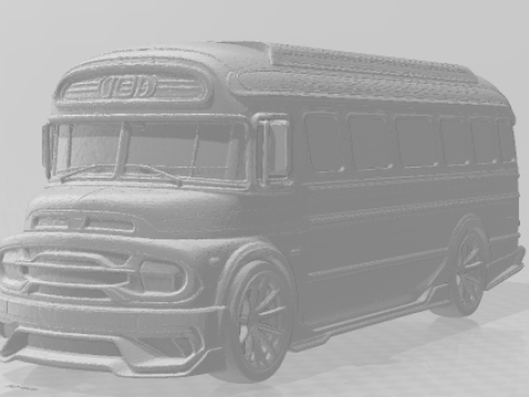 Bonecos 3D 风格漫画动漫汽车卡车巴士 caricato 3D 打印模型