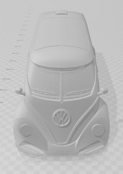 Bonecos 3d style manga anime car kombi bus caricato Modello di stampa 3D .c4d .max .obj .3ds .fbx .stl .blend 