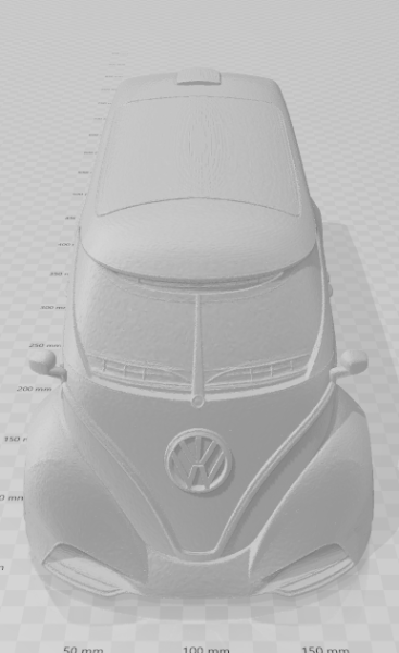 Bonecos 3d style manga anime car kombi bus caricato 3D Print Model .c4d .max .obj .3ds .fbx .stl .blend