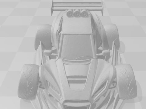 Bonecos 3D 风格漫画动漫卡丁车疯狂 caricato 3D 打印模型