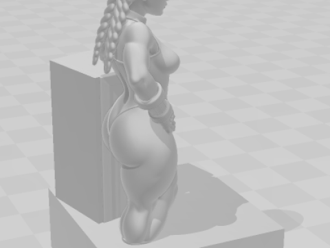 Bonecos 3d style manga anime women cammi loli caricato 3D Print Model